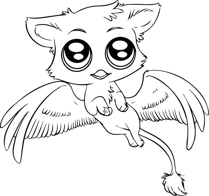 Coloring pages of funny animals