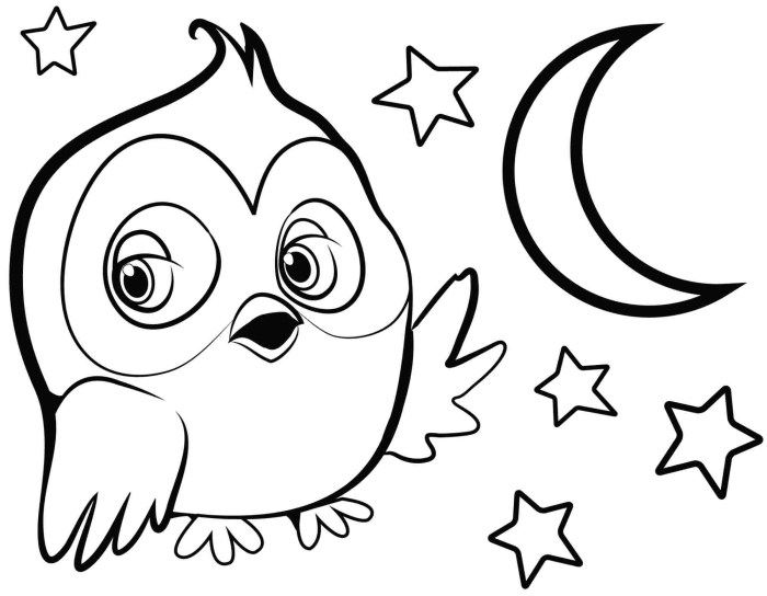 Easy coloring pages animals