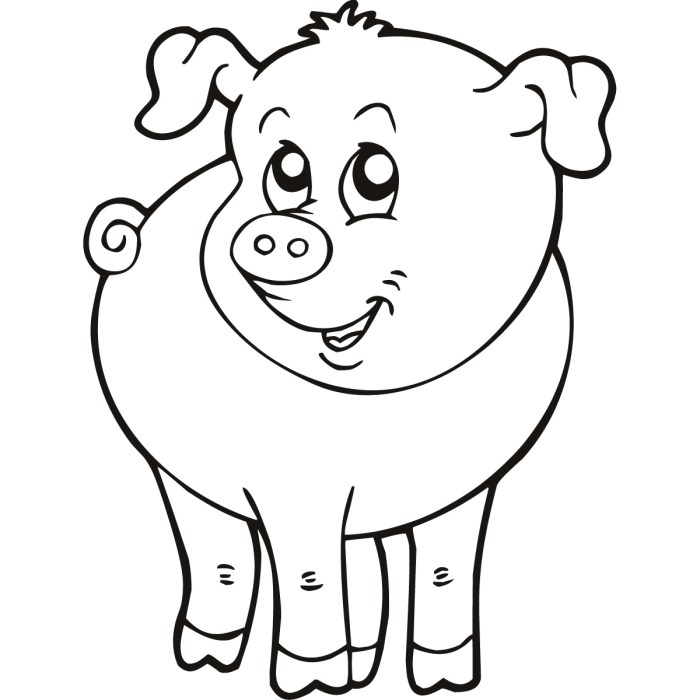 Barnyard animals coloring pages