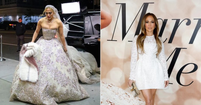 Jennifer lopez wedding dress