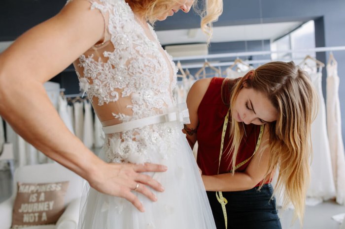 Wedding dress seamstress near me